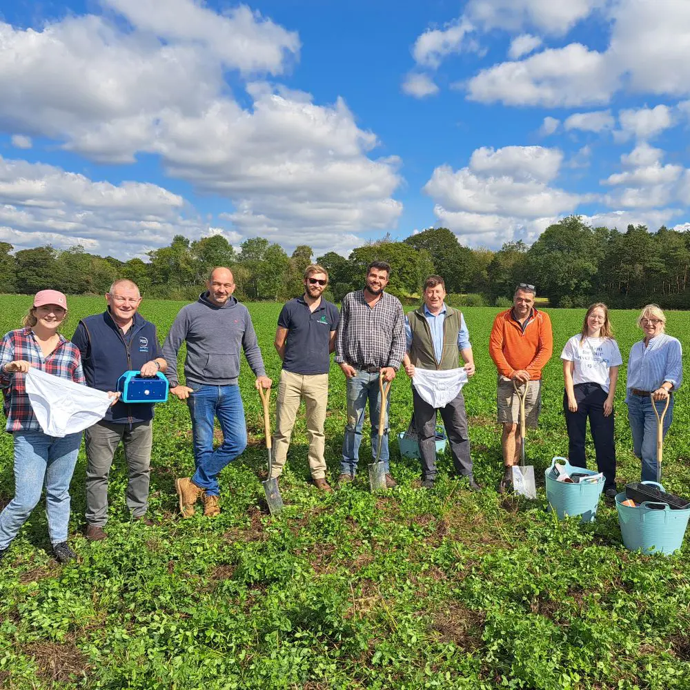 Soil smart team working on a Southern Water project